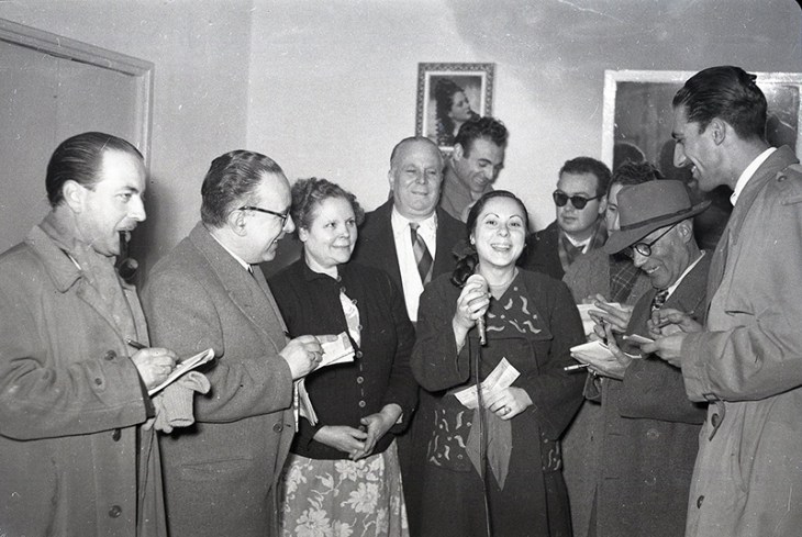 Finalmente la fotografía de Campúa publicada en el Diario Informaciones fue ésta. Tomada el 22 de diciembre de 1952