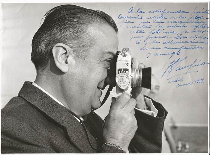 Joana Biarnés realizó a José Demaría Vázquez "Campúa" este retrato, que él consideró como el mejor que le habían hecho en su vida